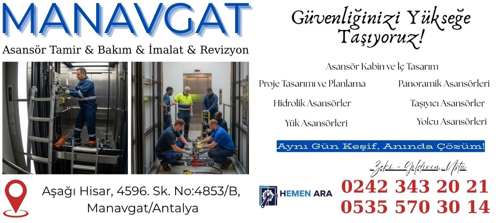 Manavgat Asansör Firmaları